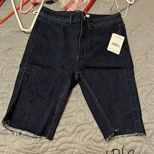 Free People Jean Shorts
